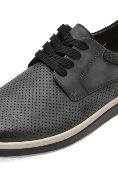 Pantofi BITE THE BULLET bleumarin, Q283, din piele naturala imagine