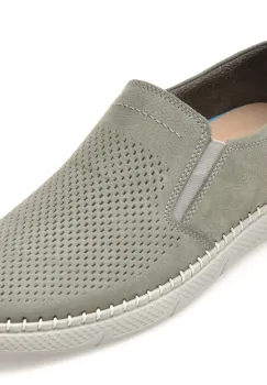 Pantofi BITE THE BULLET gri, 1822, din nabuc imagine