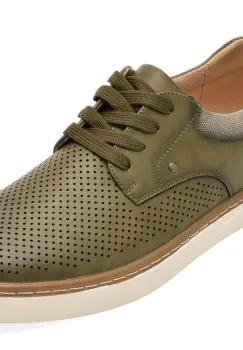 Pantofi BITE THE BULLET kaki, Q165, din piele naturala imagine