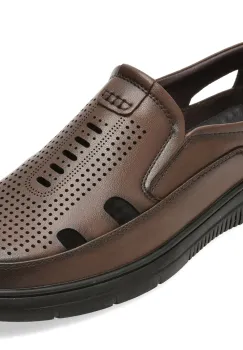 Pantofi BITE THE BULLET maro, 8501, din piele naturala imagine