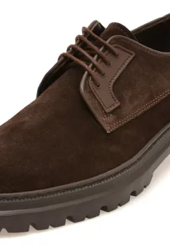 Pantofi BITE THE BULLET maro, BLE3344, din piele intoarsa imagine