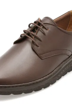 Pantofi BITE THE BULLET maro, FL362T, din piele naturala imagine