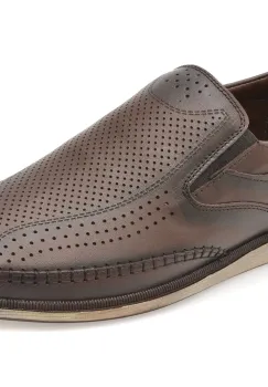 Pantofi BITE THE BULLET maro, OY1045, din piele naturala imagine
