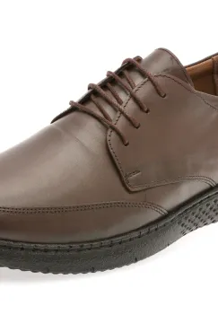 Pantofi BITE THE BULLET maro, RZ002, din piele naturala imagine