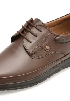Pantofi BITE THE BULLET maro, RZ007, din piele naturala imagine