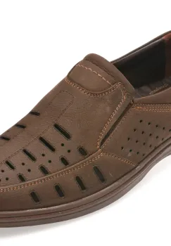Pantofi BITE THE BULLET maro, SH8501, din nabuc imagine