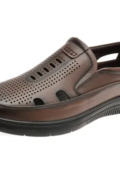 Pantofi BITE THE BULLET maro, T8501, din piele naturala imagine