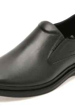 Pantofi BITE THE BULLET negri, FL510, din piele naturala imagine