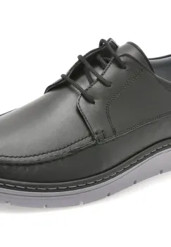 Pantofi BITE THE BULLET negri, NR228, din piele naturala imagine