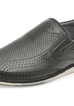 Pantofi BITE THE BULLET negri, OY1045, din piele naturala imagine