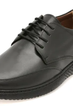 Pantofi BITE THE BULLET negri, RZ002, din piele naturala imagine