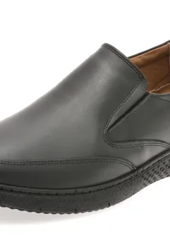Pantofi BITE THE BULLET negri, RZ003, din piele naturala imagine