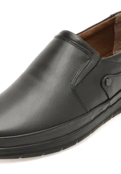 Pantofi BITE THE BULLET negri, RZ006, din piele naturala imagine