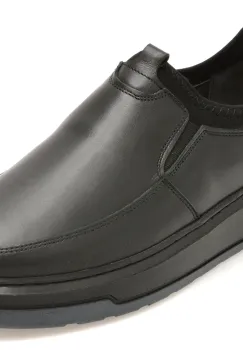 Pantofi BITE THE BULLET negri, RZ2050, din piele naturala imagine