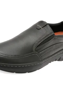 Pantofi CLARKS negri, CLAPRST, din piele naturala imagine