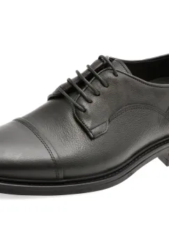 Pantofi elegant OTTER negri, 2388, din piele naturala imagine