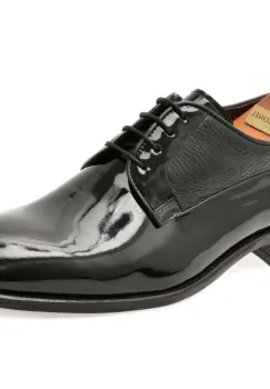 Pantofi elegante LE COLONEL negri, 49829, din piele naturala lacuita imagine