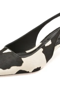 Pantofi eleganti ALDO alb-negru, GABRIELLIE 122, din piele naturala imagine