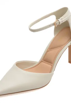 Pantofi eleganti ALDO albi, 14118332, din piele naturala imagine