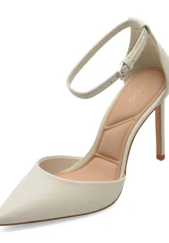 Pantofi eleganti ALDO albi, DERPERLA 121, din piele naturala imagine