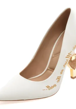 Pantofi eleganti ALDO albi, SNOWWHITEHEEL 100, din piele ecologica imagine