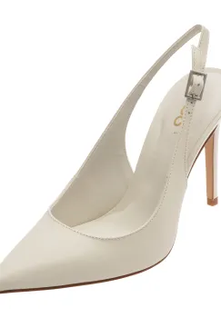 Pantofi eleganti ALDO albi, STESSYSLING 121, din piele naturala imagine