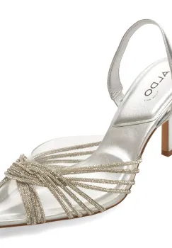 Pantofi eleganti ALDO argintii, 13542500, din piele ecologica imagine