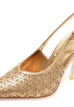 Pantofi eleganti ALDO aurii, LYSANDRE 712, din piele ecologica imagine