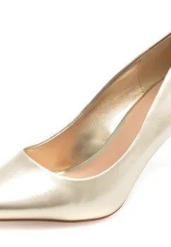 Pantofi eleganti ALDO aurii, SERENITI 711, din piele naturala imagine