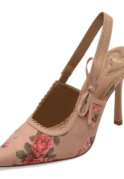 Pantofi eleganti ALDO bej, HENNIE 287, din material textil imagine