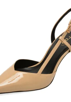 Pantofi eleganti ALDO bej, VIVENNIA 271, din piele ecologica lacuita imagine