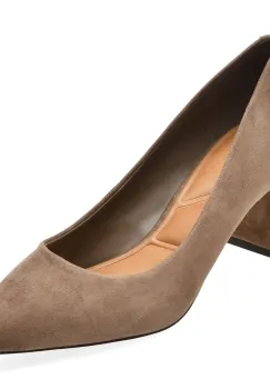 Pantofi eleganti ALDO gri, YBALELIN 250, din piele intoarsa imagine