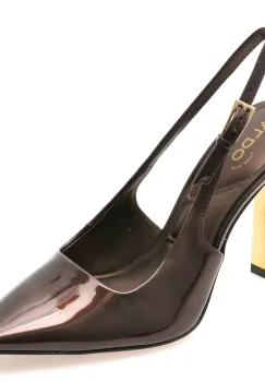 Pantofi eleganti ALDO maro, 14118330, din piele ecologica lacuita imagine