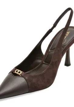 Pantofi eleganti ALDO maro, 14419576, din piele intoarsa imagine