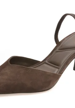 Pantofi eleganti ALDO maro, RE-OLIVIA 201, din piele intoarsa imagine