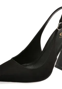 Pantofi eleganti ALDO negri, 14044775, din piele intoarsa imagine