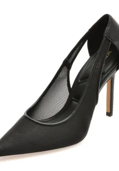Pantofi eleganti ALDO negri, EBENEZER 001, din material textil imagine