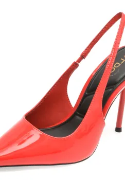 Pantofi eleganti ALDO rosii, PUCKERUP 600, din piele ecologica imagine