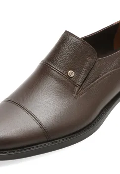 Pantofi eleganti BITE THE BULLET maro, BRL820, din piele naturala imagine