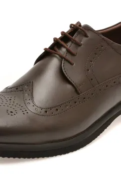 Pantofi eleganti BITE THE BULLET maro, RZ405, din piele naturala imagine