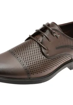 Pantofi eleganti BITE THE BULLET maro, T8503, din piele naturala imagine