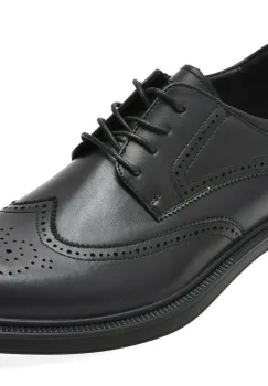 Pantofi eleganti BITE THE BULLET negri, 327021, din piele naturala imagine