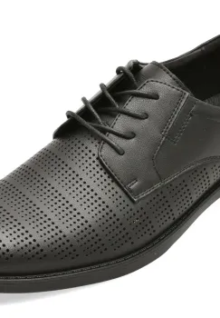 Pantofi eleganti BITE THE BULLET negri, 5670, din piele naturala imagine