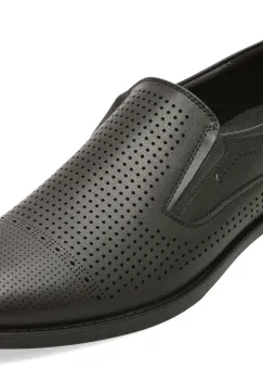 Pantofi eleganti BITE THE BULLET negri, 5671, din piele naturala imagine