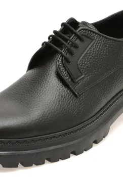 Pantofi eleganti BITE THE BULLET negri, BLE3344, din piele naturala imagine