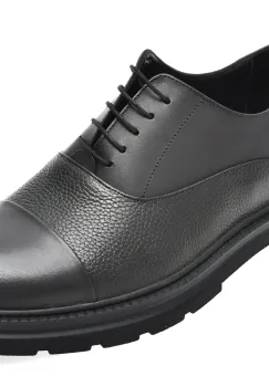 Pantofi eleganti BITE THE BULLET negri, FH410, din piele naturala imagine