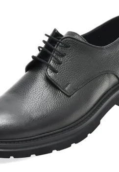 Pantofi eleganti BITE THE BULLET negri, FH411, din piele naturala imagine