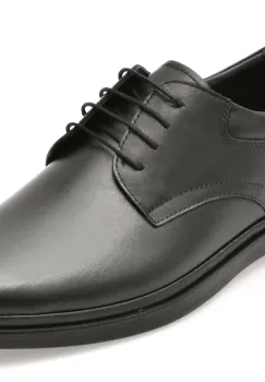 Pantofi eleganti BITE THE BULLET negri, FL326, din piele naturala imagine