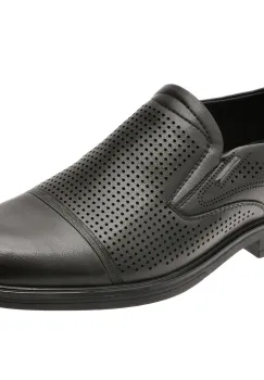 Pantofi eleganti BITE THE BULLET negri, LA71011, din piele naturala imagine