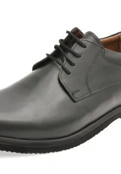 Pantofi eleganti BITE THE BULLET negri, RZ004, din piele naturala imagine